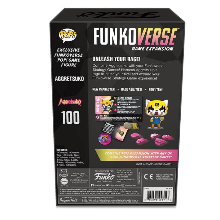 Pop! Funkoverse: Aggretsuko 100 Strategy Game Expansion Gallery Image 5