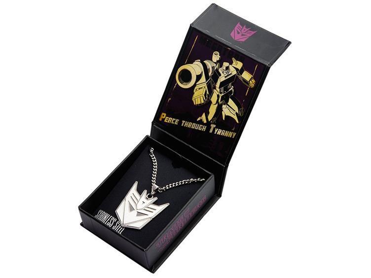 Transformers Decepticon Logo Pendant Necklace Gallery Image 3