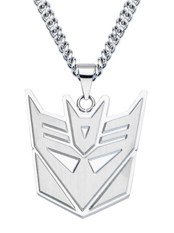 Transformers Decepticon Logo Pendant Necklace Gallery Image 2