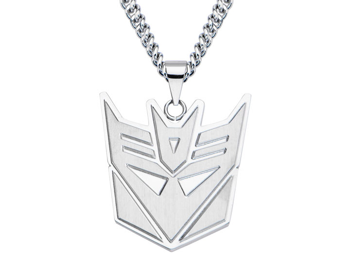Transformers Decepticon Logo Pendant Necklace Gallery Image 1