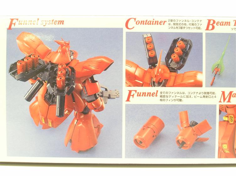 Mobile Suit Gundam: Char's Counterattack MG MSN-04 Sazabi 1/100 Scale Model Kit Gallery Image 3