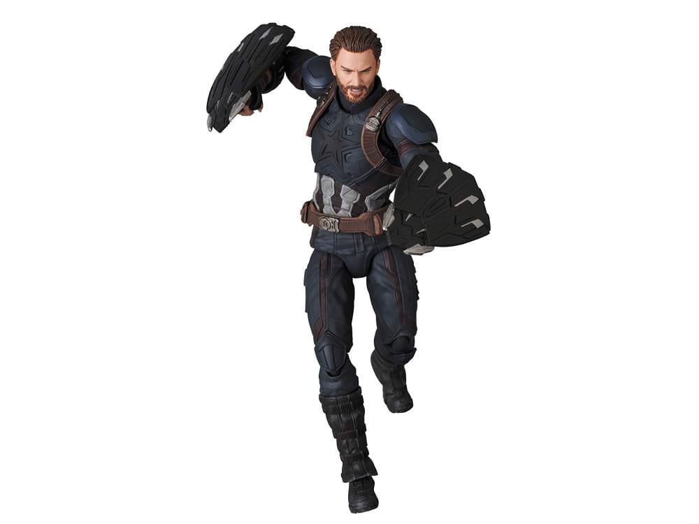 MAFEX 122 キャプテン・アメリカ フィギュア Mafex Marvel Captain America (Infinity War Version)