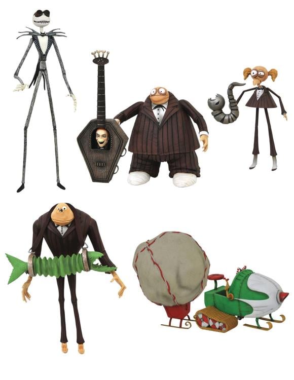 The Nightmare Before Christmas Select Series Wave 9 Set of 4 Figures Gallery Image 3