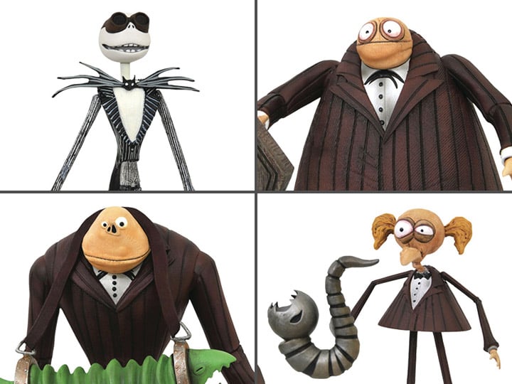The Nightmare Before Christmas Select Series Wave 9 Set of 4 Figures Gallery Image 1