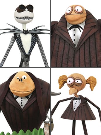 The Nightmare Before Christmas Select Series Wave 9 Set of 4 Figures Gallery Image 2