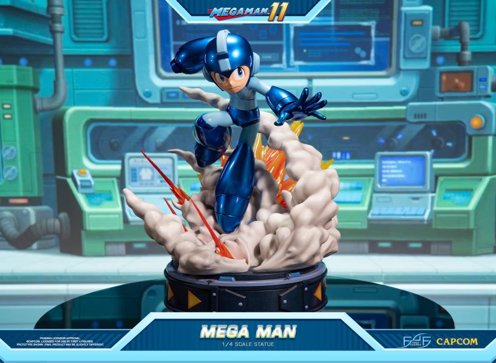 Mega Man 11 Mega Man 1/4 Scale Statue Gallery Image 3
