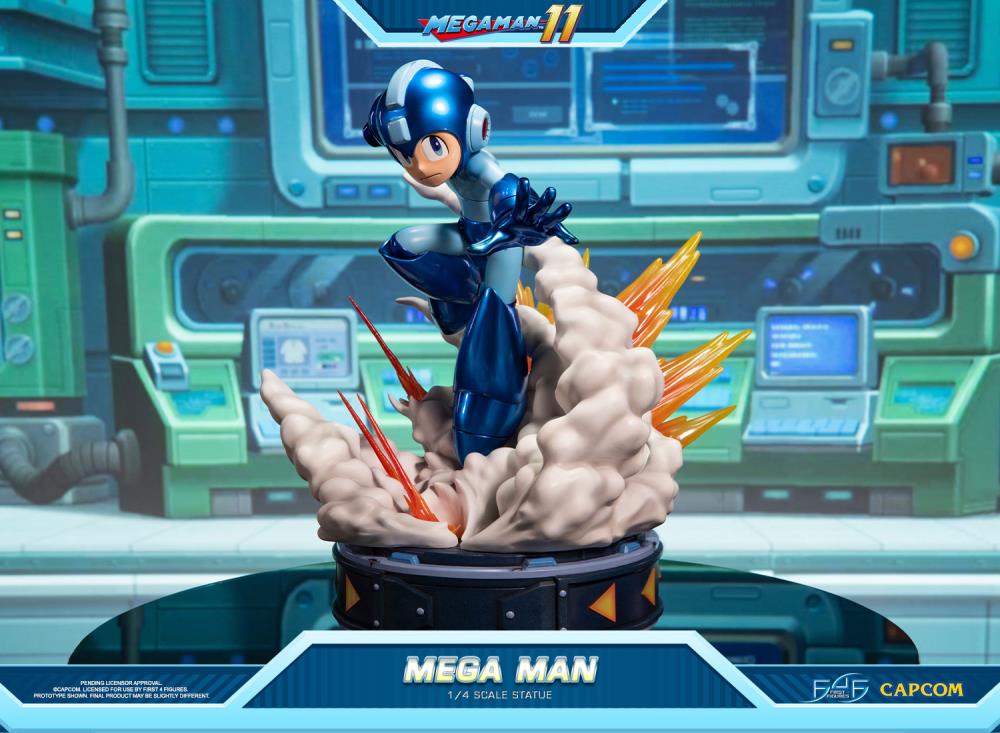 Mega Man 11 Mega Man 1/4 Scale Statue Gallery Image 9