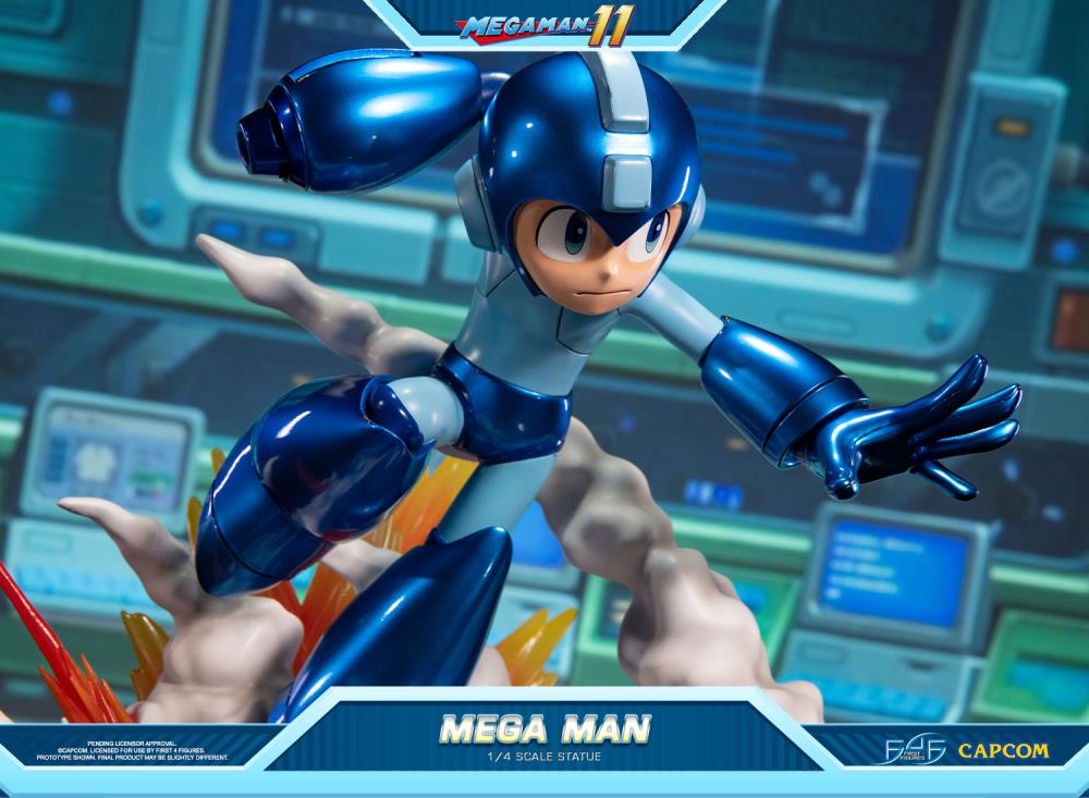 Mega Man 11 Mega Man 1/4 Scale Statue Gallery Image 13