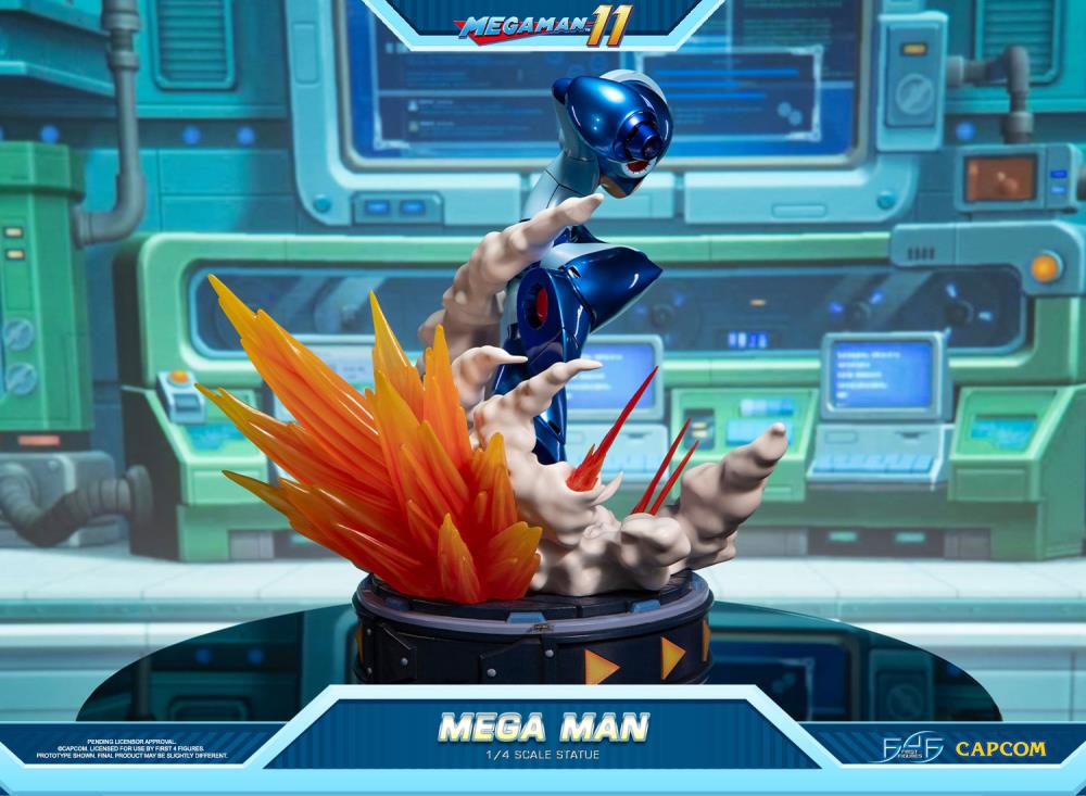 Mega Man 11 Mega Man 1/4 Scale Statue Gallery Image 5