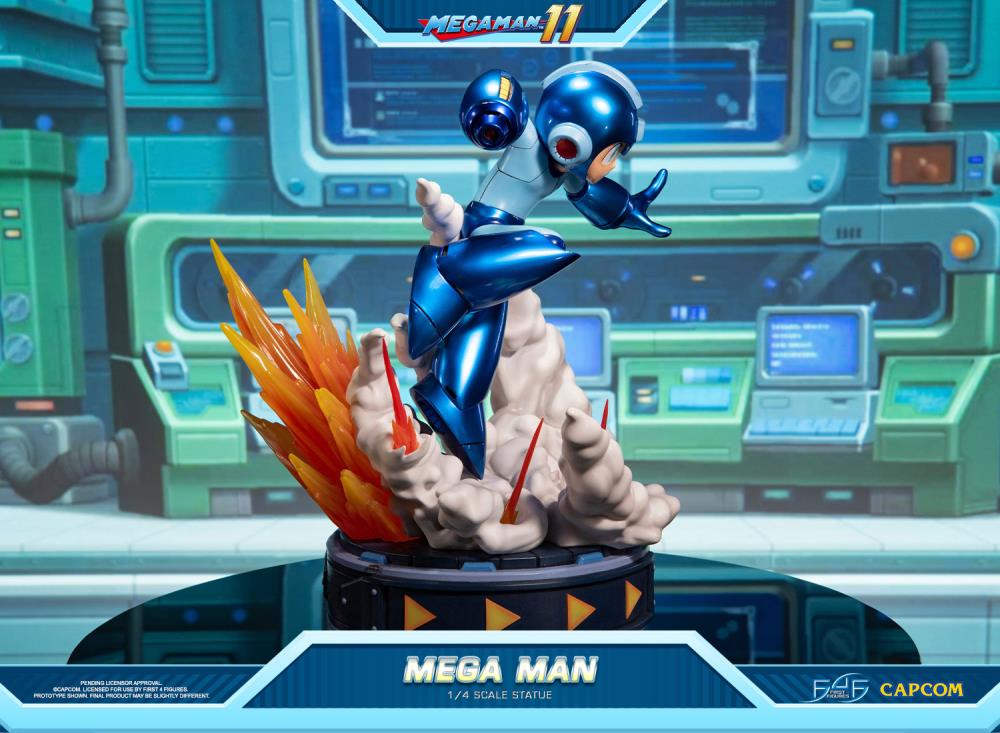 Mega Man 11 Mega Man 1/4 Scale Statue Gallery Image 10