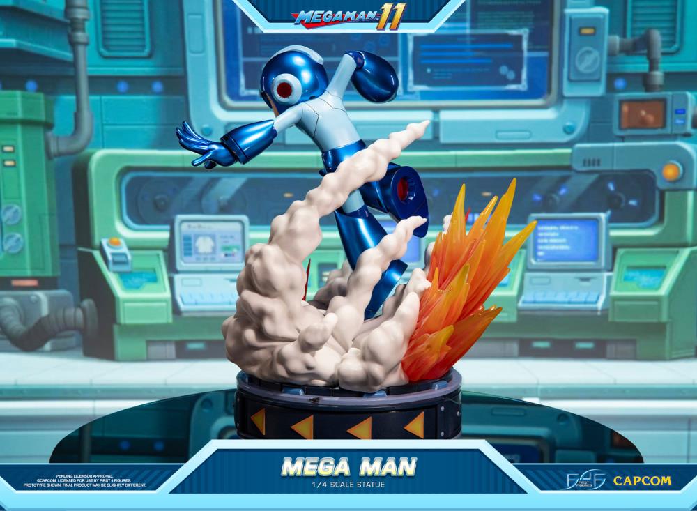 Mega Man 11 Mega Man 1/4 Scale Statue Gallery Image 7