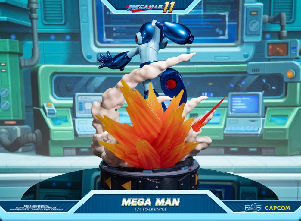 Mega Man 11 Mega Man 1/4 Scale Statue Gallery Image 6