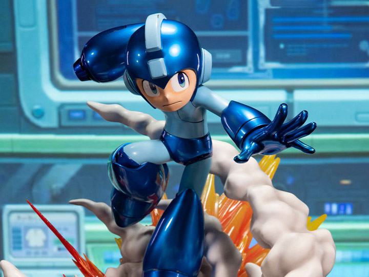 Mega Man 11 Mega Man 1/4 Scale Statue Gallery Image 1