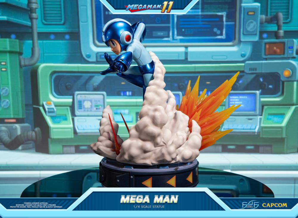 Mega Man 11 Mega Man 1/4 Scale Statue Gallery Image 8