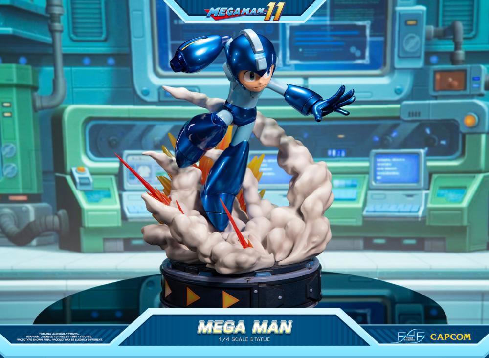 Mega Man 11 Mega Man 1/4 Scale Statue Gallery Image 4