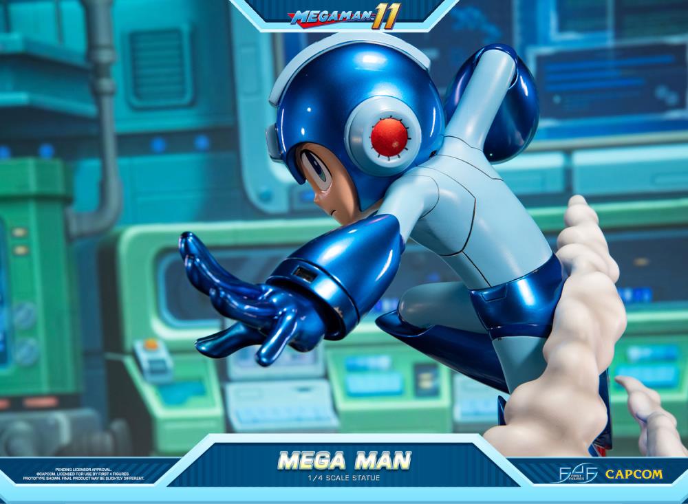 Mega Man 11 Mega Man 1/4 Scale Statue Gallery Image 12