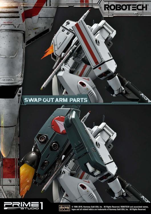 Robotech Premium Masterline VF-1J Officer's Veritech (Battloid Mode) Limited Edition Statue Gallery Image 14