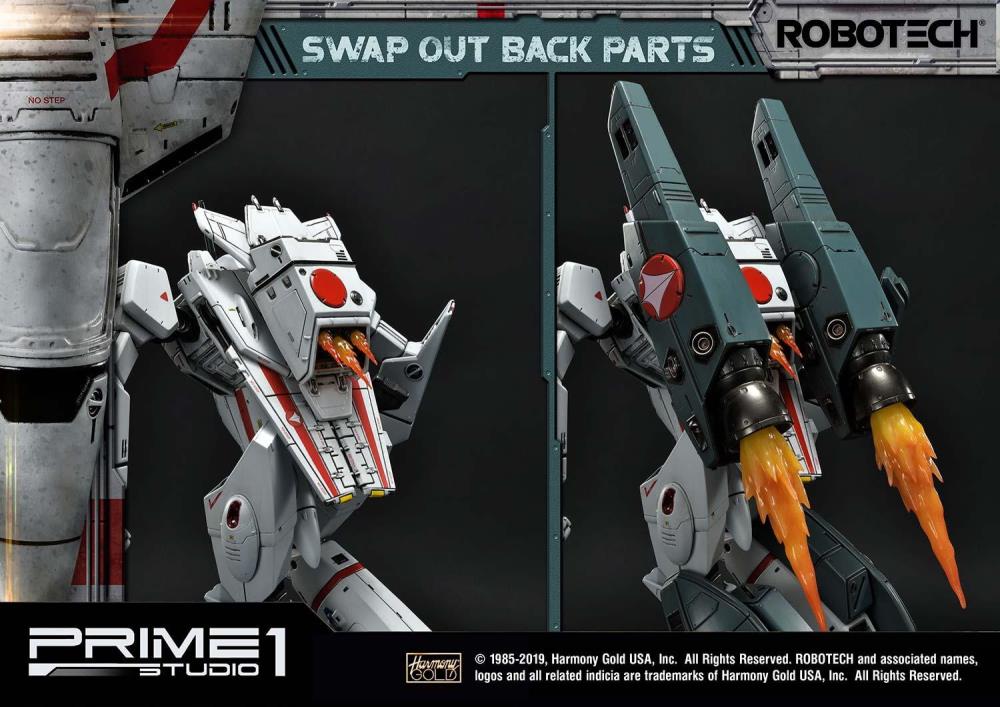 Robotech Premium Masterline VF-1J Officer's Veritech (Battloid Mode) Limited Edition Statue Gallery Image 15