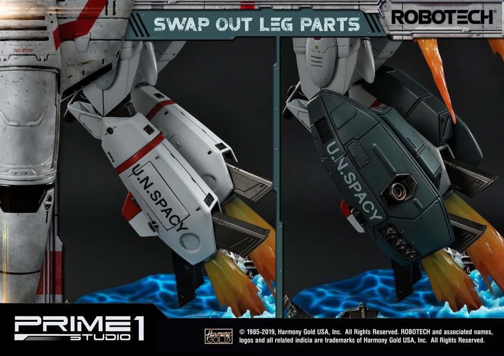 Robotech Premium Masterline VF-1J Officer's Veritech (Battloid Mode) Limited Edition Statue Gallery Image 16