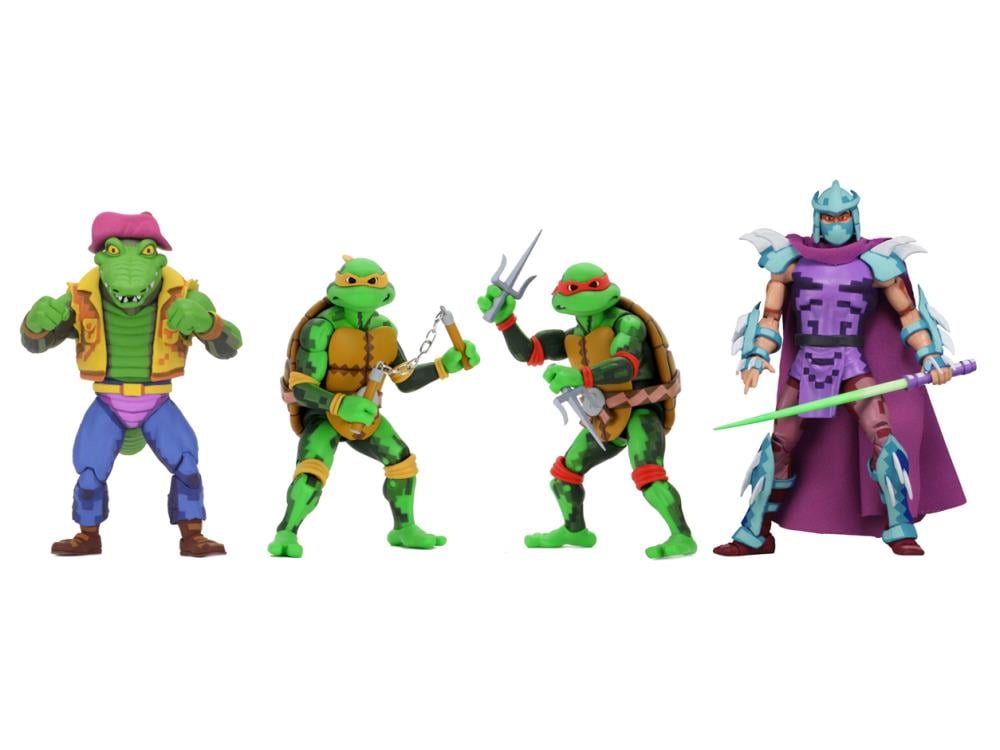 Teenage Mutant Ninja Turtles: Turtles in Time Wave 2 Set of 4 Figures Gallery Image 30