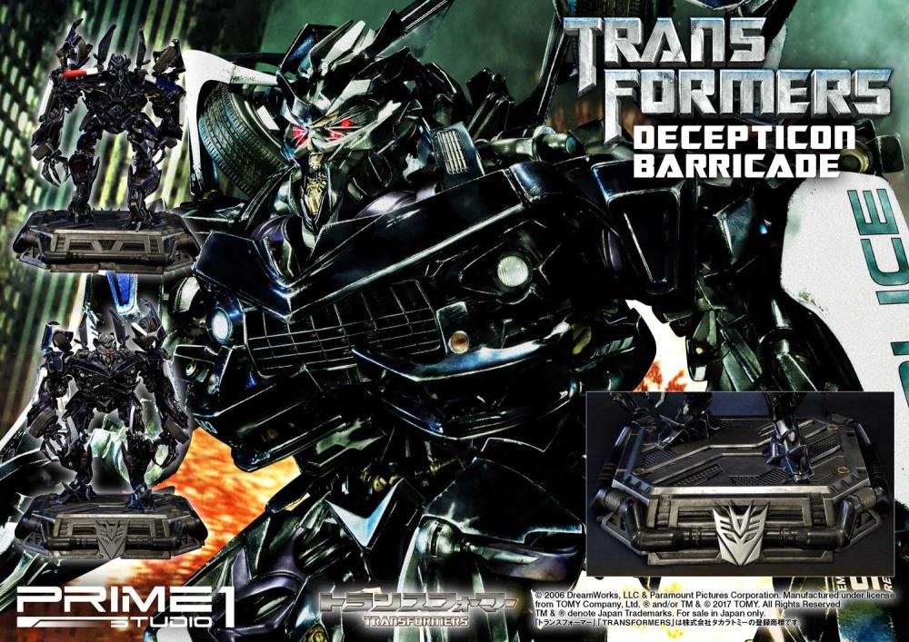 Transformers Museum Masterline Decepticon Barricade Statue Gallery Image 14