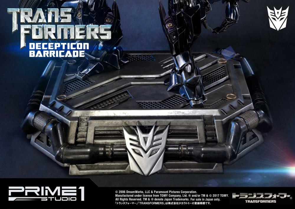 Transformers Museum Masterline Decepticon Barricade Statue Gallery Image 11