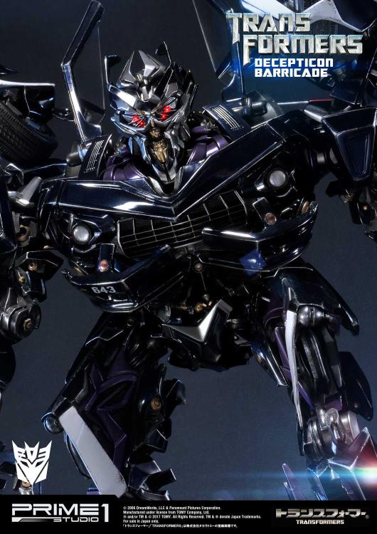 Transformers Museum Masterline Decepticon Barricade Statue Gallery Image 7