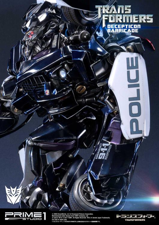 Transformers Museum Masterline Decepticon Barricade Statue Gallery Image 10