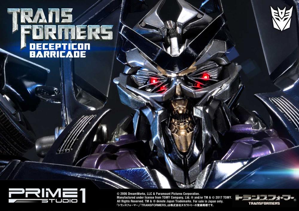 Transformers Museum Masterline Decepticon Barricade Statue Gallery Image 13