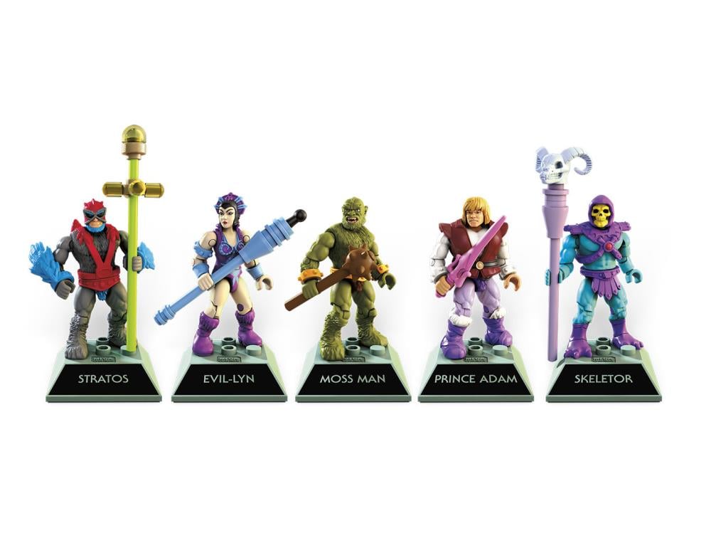 Masters of the Universe Mega Construx Heroes Set of 5 Figures Gallery Image 3