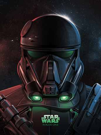 Star Wars Imperial Death Trooper Limited Edition Art Print Gallery Image 2