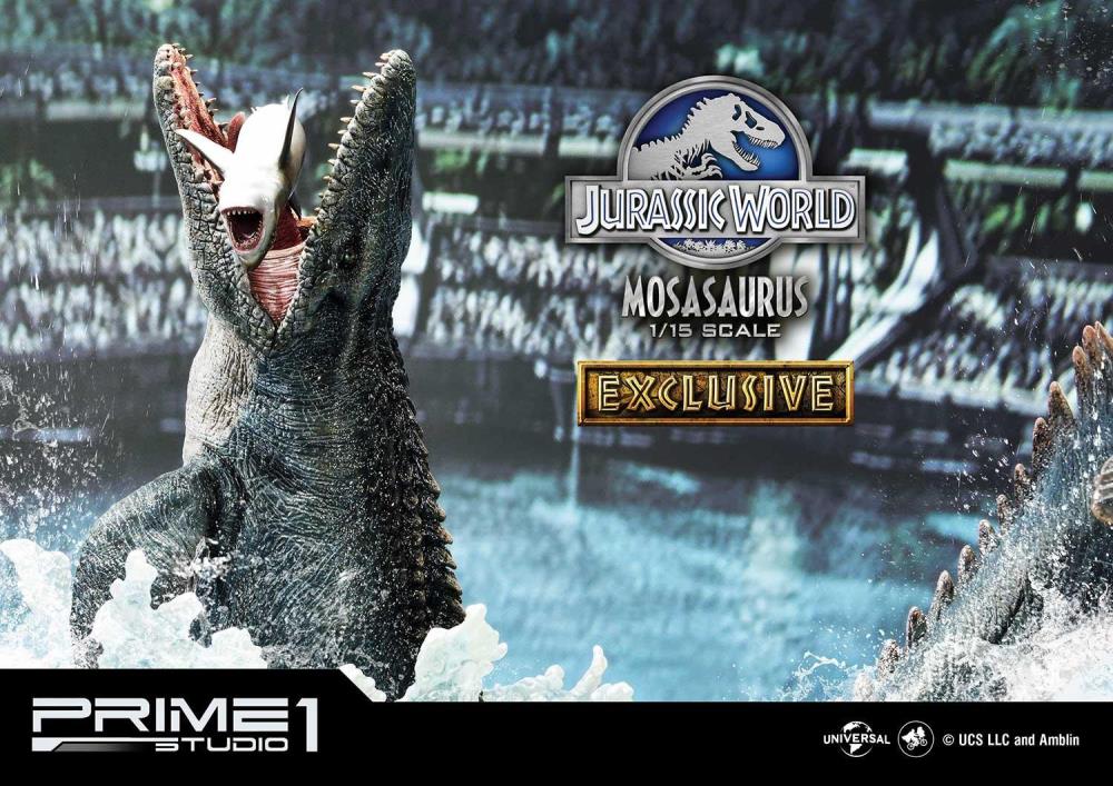 Jurassic World Legacy Museum Collection Mosasaurus 1/15 Scale Exclusive Limited Edition Statue Gallery Image 13