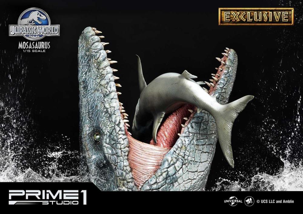 Jurassic World Legacy Museum Collection Mosasaurus 1/15 Scale Exclusive Limited Edition Statue Gallery Image 12