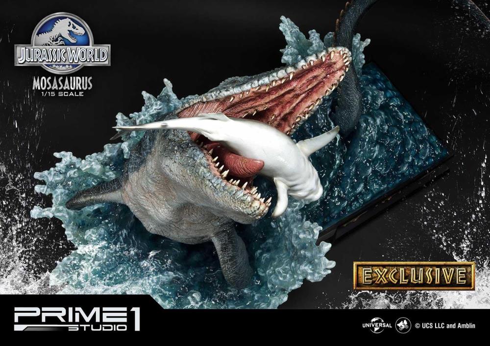 Jurassic World Legacy Museum Collection Mosasaurus 1/15 Scale Exclusive Limited Edition Statue Gallery Image 14