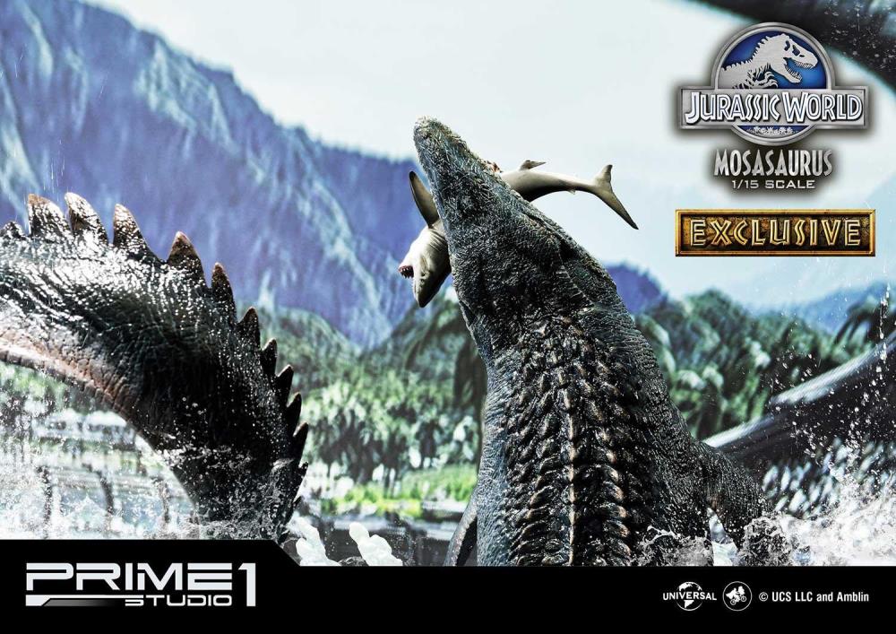 Jurassic World Legacy Museum Collection Mosasaurus 1/15 Scale Exclusive Limited Edition Statue Gallery Image 11