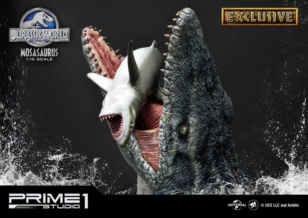 Jurassic World Legacy Museum Collection Mosasaurus 1/15 Scale Exclusive Limited Edition Statue Gallery Image 10