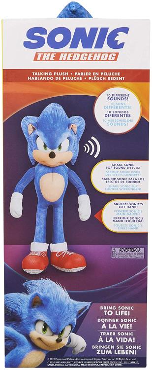 Sonic The Hedgehog 13" Talking Sonic Plush Gallery Image 10