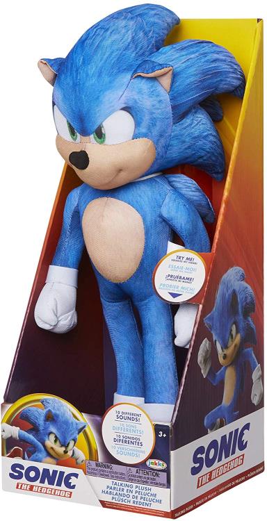 Sonic The Hedgehog 13" Talking Sonic Plush Gallery Image 9
