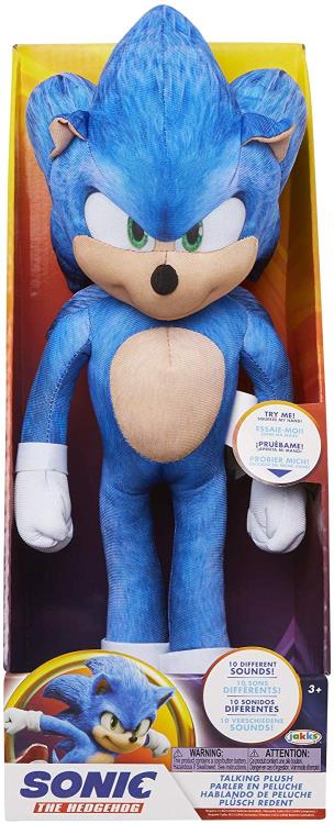 Sonic The Hedgehog 13" Talking Sonic Plush Gallery Image 7