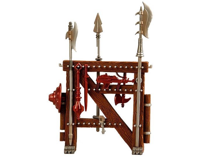 Masters of the Universe Classics Weapons Rack Gallery Image 1