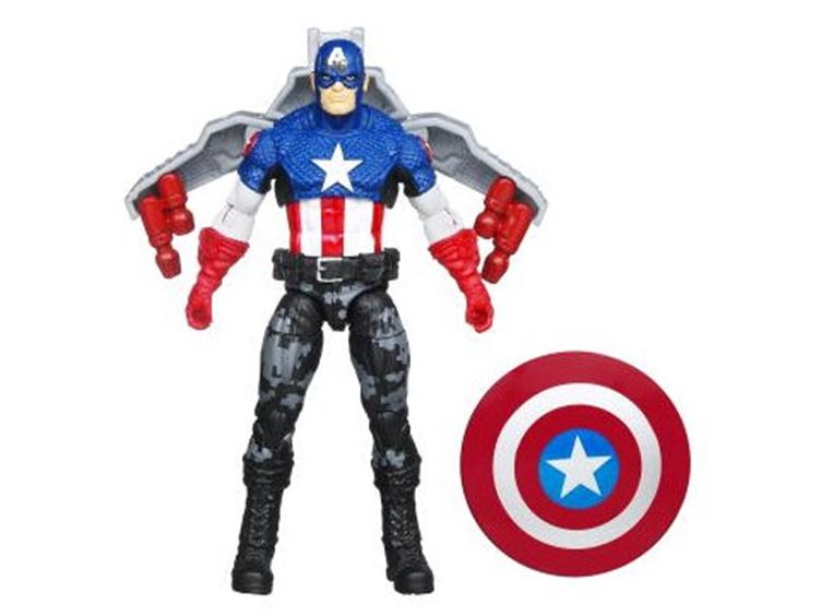 Captain America 3.75" Figure Series 03 - Night Mission Captain America Gallery Image 1