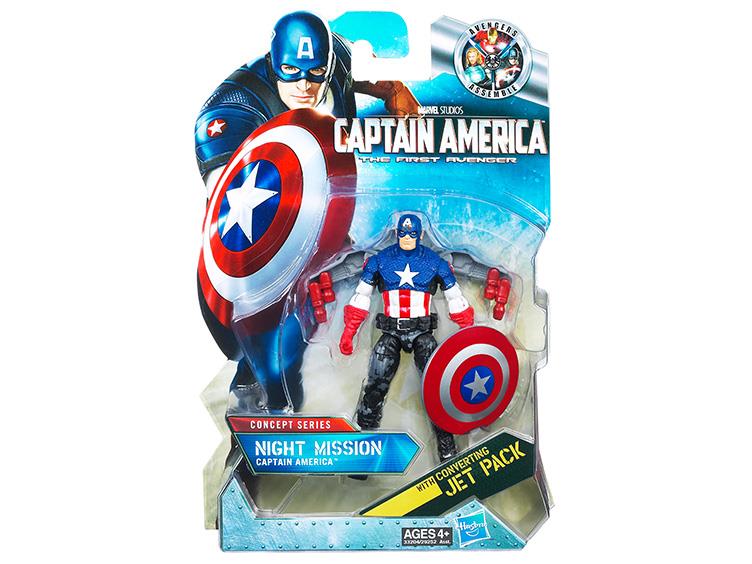 Captain America 3.75" Figure Series 03 - Night Mission Captain America Gallery Image 2