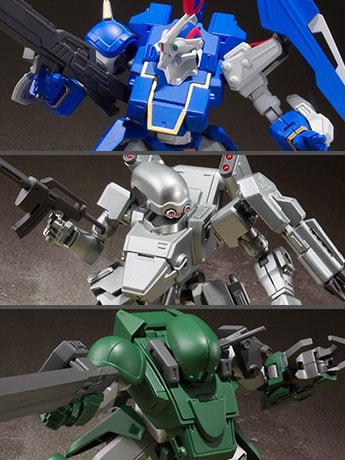 Votoms Blue Knight Berserga Vol.3 Super Mini-Pla Exclusive Model Kit Set Gallery Image 2