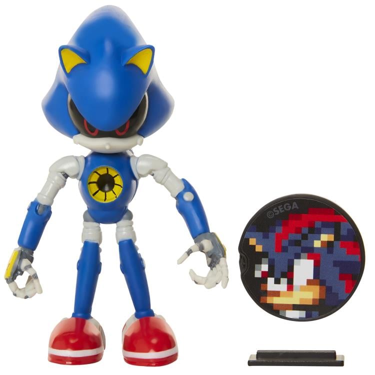 Sonic The Hedgehog 4" Basic Metal Sonic Bendy Figure Gallery Image 3