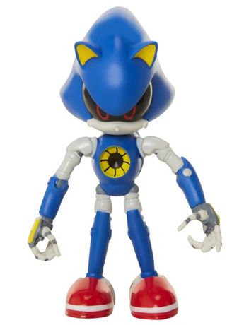 Sonic The Hedgehog 4" Basic Metal Sonic Bendy Figure Gallery Image 2