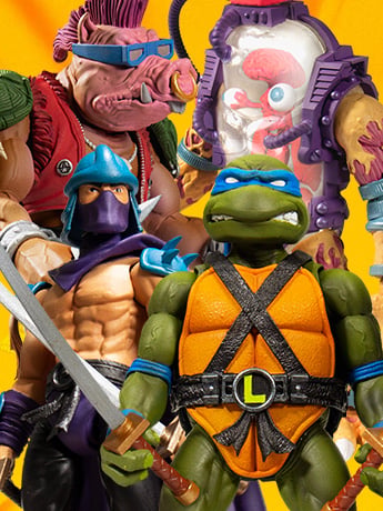 Teenage Mutant Ninja Turtles ULTIMATES! Wave 2 Set of 4 Figures Gallery Image 2