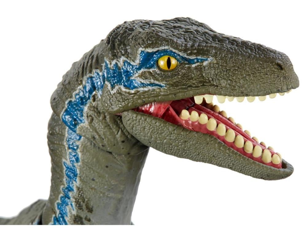 Jurassic World: Fallen Kingdom Amber Collection Velociraptor Blue Gallery Image 4