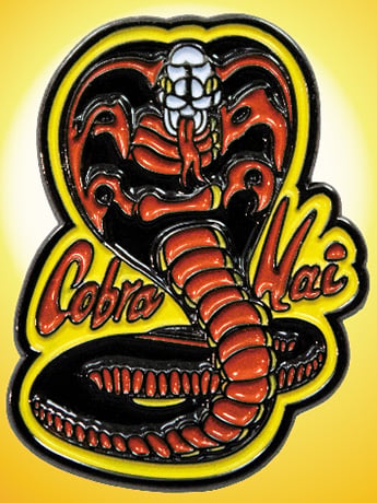 The Karate Kid Cobra Kai Fire Enamel Pin Gallery Image 2