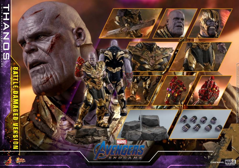 Avengers: Endgame MMS564 Thanos (Battle Damaged) 1/6th Scale Collectible Figure Gallery Image 18