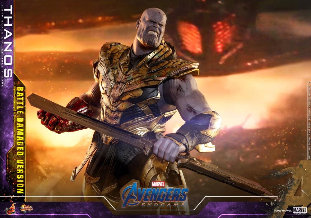 Avengers: Endgame MMS564 Thanos (Battle Damaged) 1/6th Scale Collectible Figure Gallery Image 13